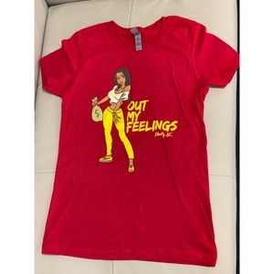 “Out my feelings” Women crew Tee